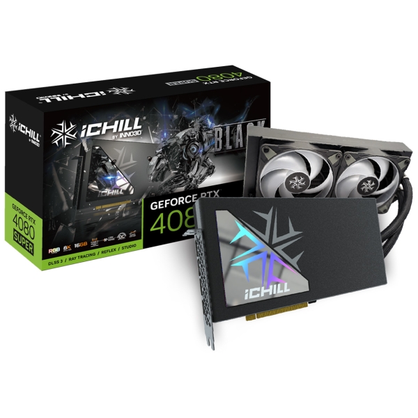 Inno3D GeForce RTX 4080 SUPER ICHILL BLACK C408SB-166XX-18700006 PCIExp 16GB Graphic Card