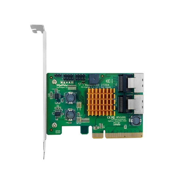 Interface Card HIGHPOINT RocketRAID 2720A SAS 6Gb/s/SATA 6Gb/s Computers Computer Components