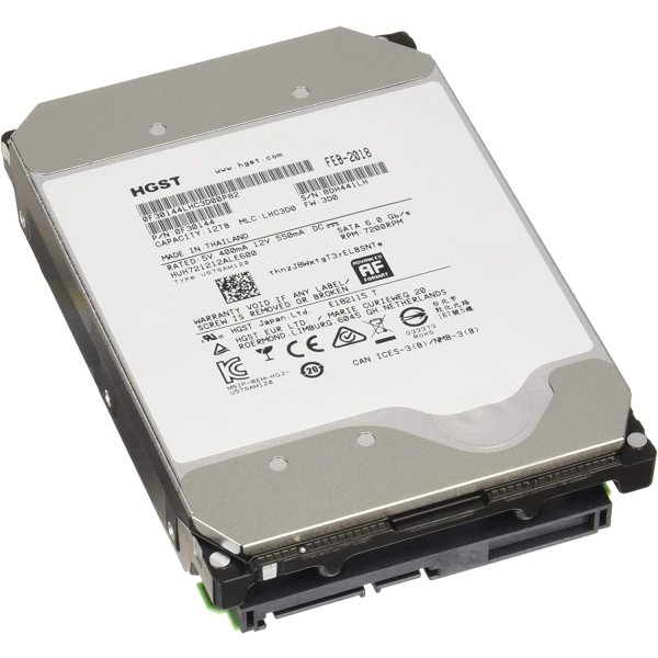 Internal Hard Drive 3.5 inch HGST HUH721212ALE600 12TB SATA600 7200