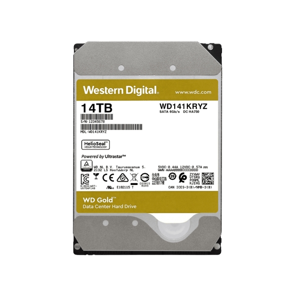 Internal Hard Drive 3.5 inch WESTERN DIGITAL WD141KRYZ 14TB SATA600 7200