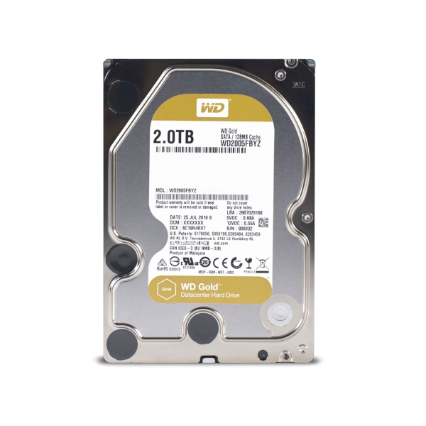 Internal Hard Drive 3.5 inch WESTERN DIGITAL WD2005FBYZ 2TB SATA600 7200