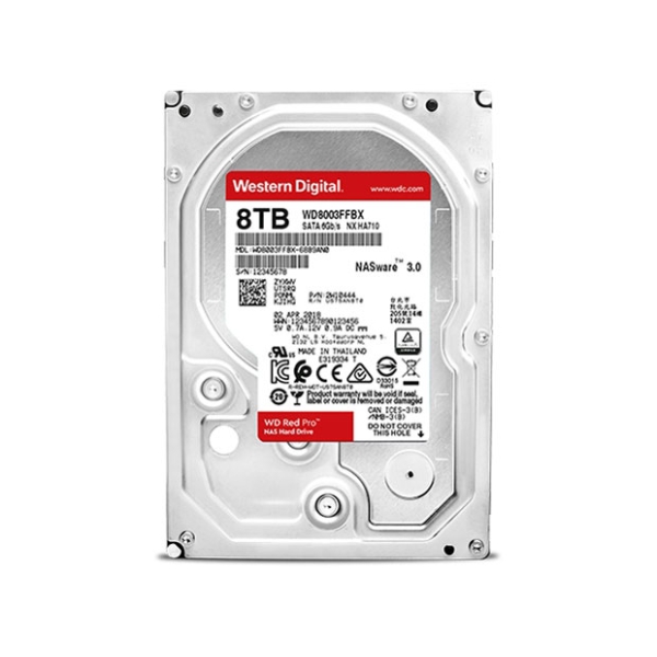 Internal Hard Drive 3.5 inch WESTERN DIGITAL WD8003FFBX 8TB SATA600 7200