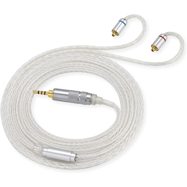 Earphone Cables ITOHYA SoundsGood WhiteSnake Series WS-MB micromini plug (4 poles) ⇔ MMCX 1.2m Earphone Cable