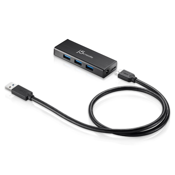 USB Hub j5 create JUH340J Black USB Hub