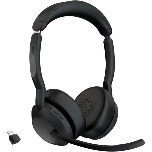 Jabra Evolve2 55 - Link380c UC stereo Black Headset