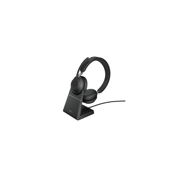 Jabra Evolve2 65 - USB-C UC Stereo with Charging Stand Black Headset