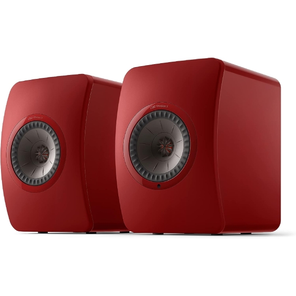 KEF LS50 Wireless II crimson red Bluetooth Speaker