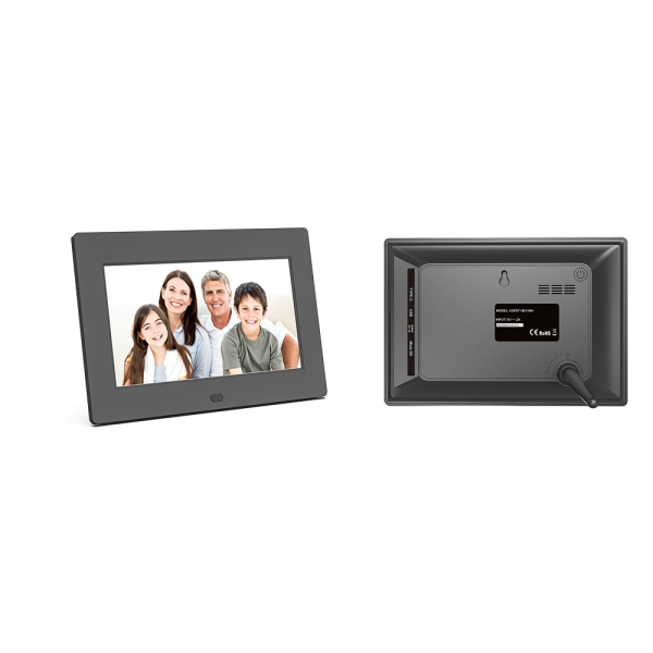 KEIAN KDP07-N01-BK Black Digital Photo Frame