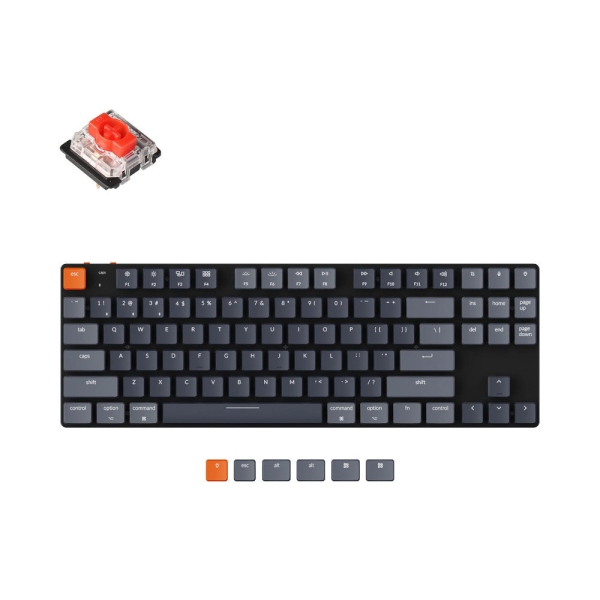 Keychron K1 SE Wireless Mechanical Keyboard RGB K1SE-B1-US red axis Keyboard