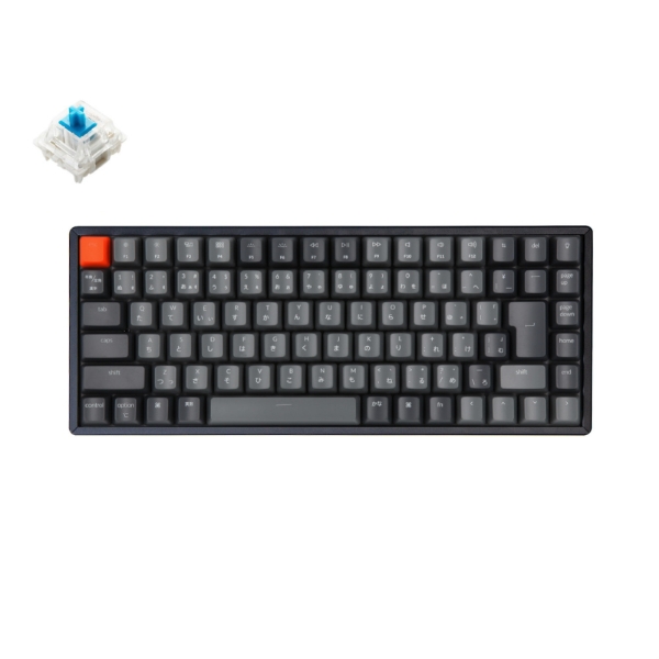 Keyboard Keychron K2 Wireless Mechanical Keyboard K2/V2-87-RGB-Blue-JP-rev Blue Axis