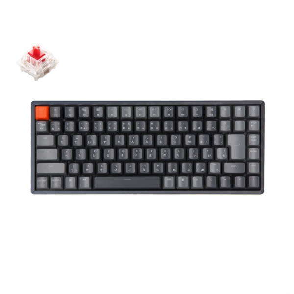 Keyboard Keychron K2 Wireless Mechanical Keyboard K2/V2-87-RGB-Red-JP-rev Red Axis