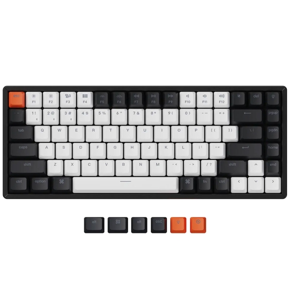 Keyboard Keychron K2 Wireless Mechanical Keyboard V2 hot swap model RGB K2-C1H-US red axis