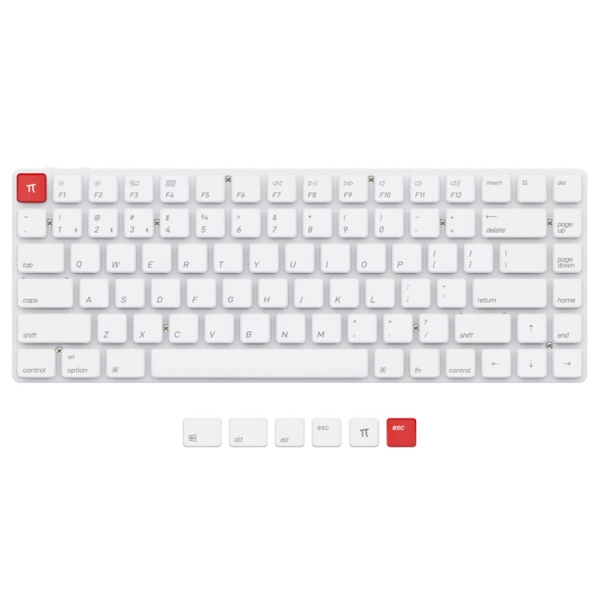 Keyboard Keychron K3 Non-Backlight Ultra-Slim Mechanical Keyboard V2 K3-K1Z-US Red Axis