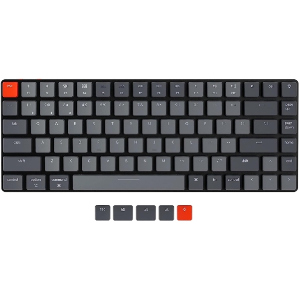 Keychron K3 Wireless Mechanical Keyboard V2 White LED K3-A3-US tea axis Keyboard