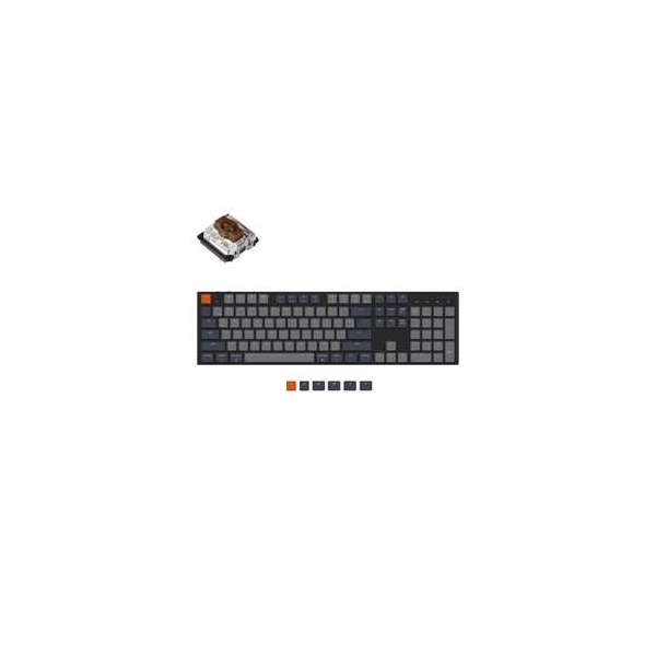 Keychron K5 Wireless Mechanical Keyboard White LED K5-A3-US tea axis Black Keyboard