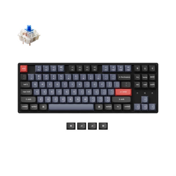 Keychron K8 Pro QMK/VIA Wireless Mechanical Keyboard hot swap model RGB K8P-J2-US blue axis Keyboard