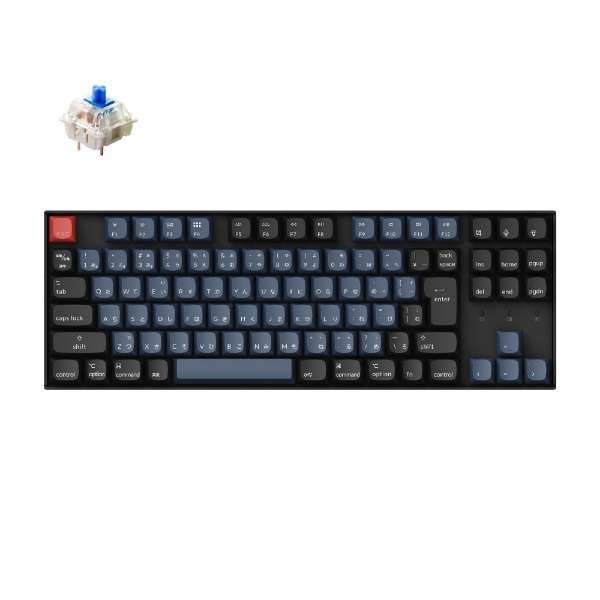 Keychron K8 Pro QMK/VIA Wireless Mechanical Keyboard hot swap model White LED K8P-G2-US blue axis Keyboard