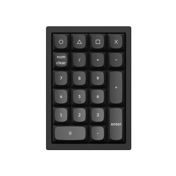 Number Pad Keychron Q0 QMK custom numeric keypad Q0-C2 blue axis carbon black Number Pad