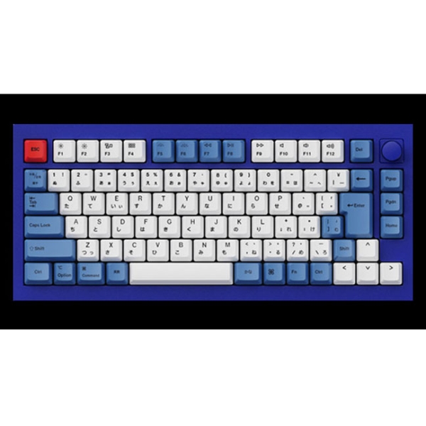 Keyboard Keychron Q1 QMK Custom Mechanical Keyboard knob version Q1-O2-JIS blue axis