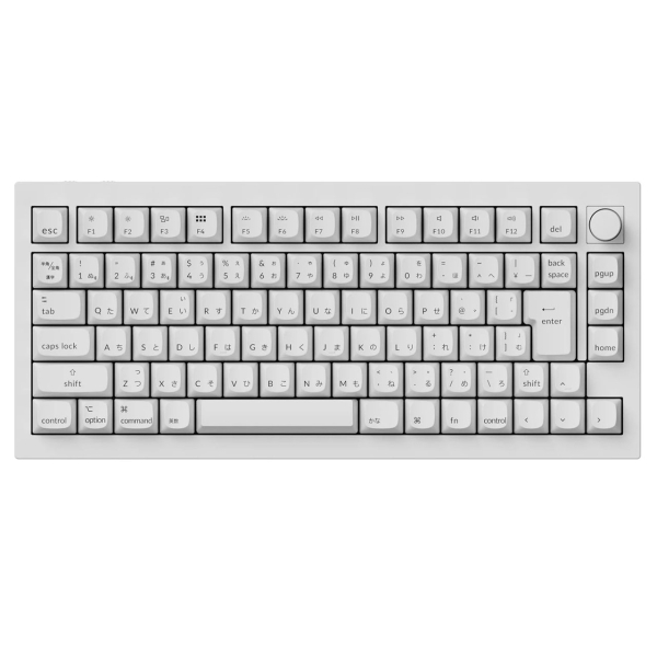 Keychron Q1P-P1W-JIS Red Axis Shell White Keyboard