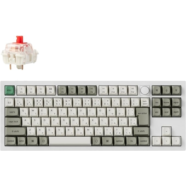 Keychron Q3M-P1-JIS red axis shell white Keyboard