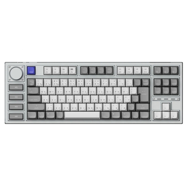 Keychron Q3P-X1-JIS Red Axis Silver Gray Keyboard