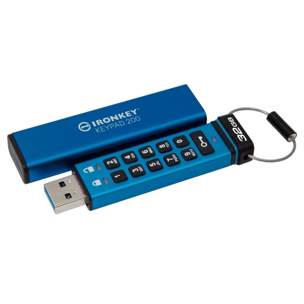 Kingston IronKey Keypad 200 IKKP200/32GB 32GB USB Flash Drive