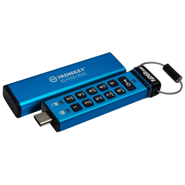 Kingston IronKey Keypad 200 IKKP200C/128GB 128GB USB Flash Drive