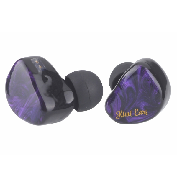 Kiwi Ears Cadenza Purple Earphone Headphone