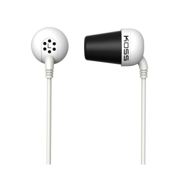 KOSS The Plug W white Earphone Headphone