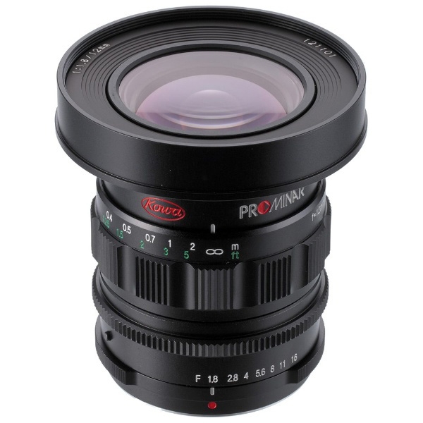 Camera Lens Kowa ProMINAR 12mm F1.8 MFT Black Lense