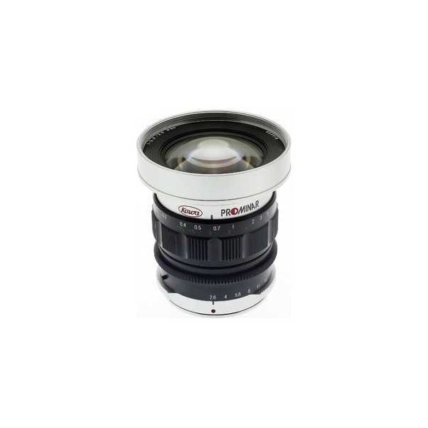 Camera Lens Kowa ProMINAR 8.5mm F2.8 MFT Silver Lense