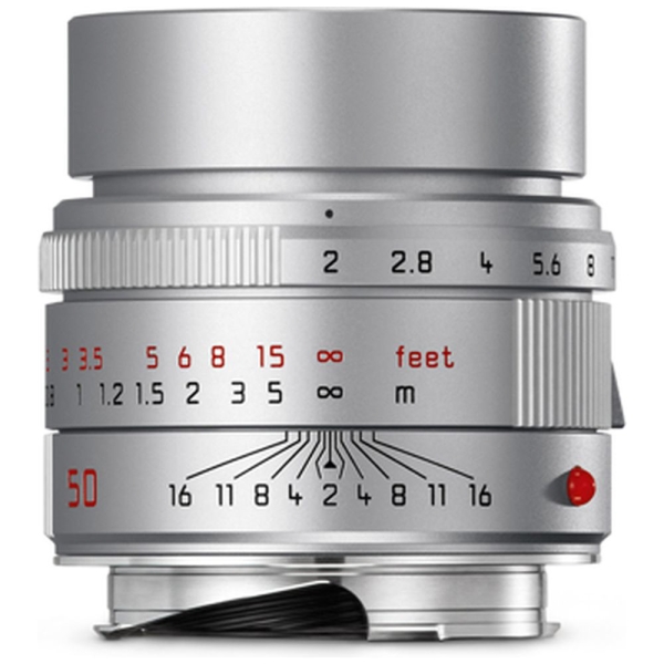 Camera Lens Leica APO-SUMMICRON-M 50mm f/2 ASPH. Silver Lense