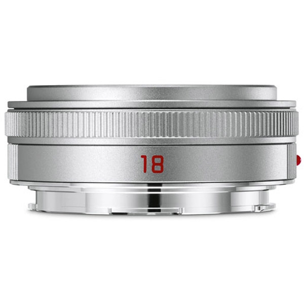 Camera Lens Leica ELMARIT-TL 18mm f/2.8 ASPH. Silver Lense