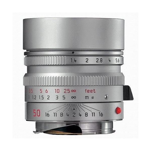 Camera Lens Leica SUMMILUX-M 50mm f/1.4 ASPH Silver Lense