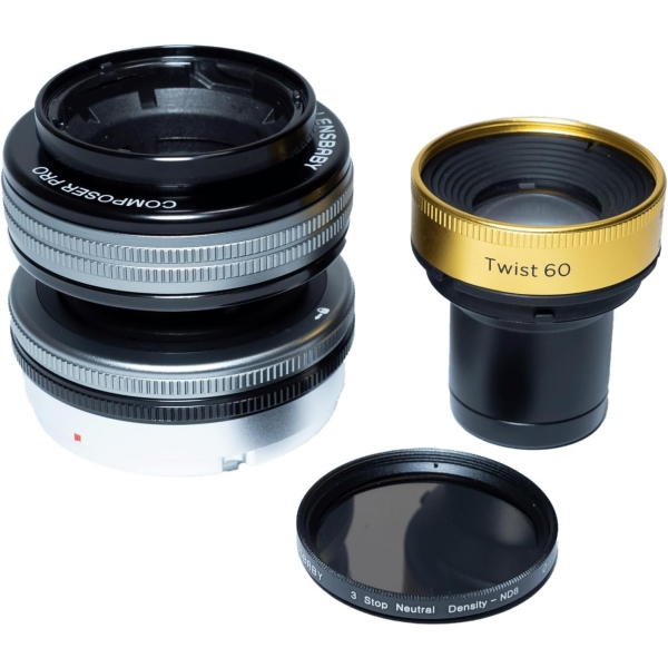 Lensbaby composer pro II + Twist 60 & neutral density filter wisteria film use Camera Lens