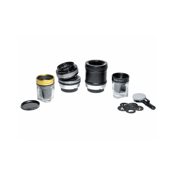 Lensbaby Twist 60 & Double Glass II Optic Swap Kit for Canon Camera Lens