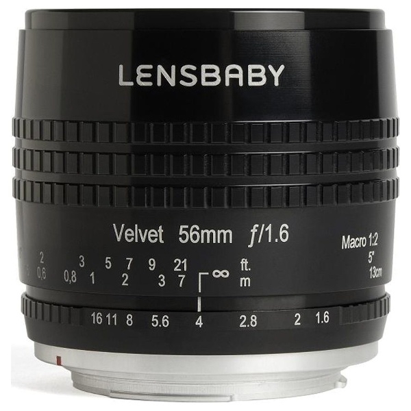 Camera Lens Lensbaby Velvet 56 Black for Pentax Lense