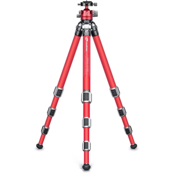 Camera Tripod & Monopod Leofoto Athena LA-324C+LH-40R(FR) full red Tripods & Monopod