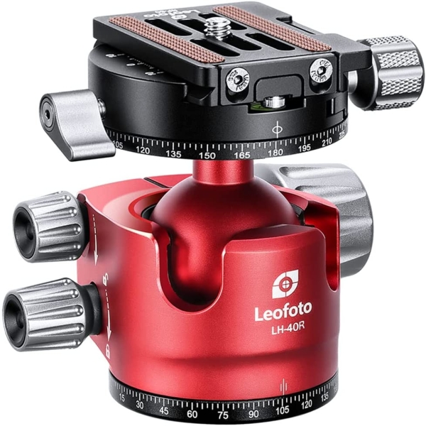 Camera Tripod Head Leofoto LH-40R(RD) red Tripod Head