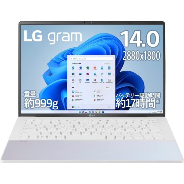 LG electronics LG gram Style 14Z90RS-KA74J aurora white Notebook