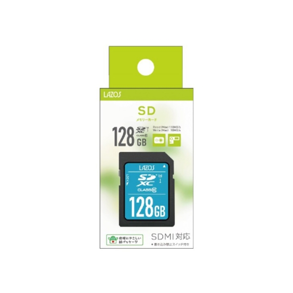 LMT Lazos L-B128SDX10-U3 128GB SD Card