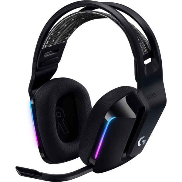 Headset Logicool G733 LIGHTSPEED Wireless RGB Gaming Headset G733-BK black