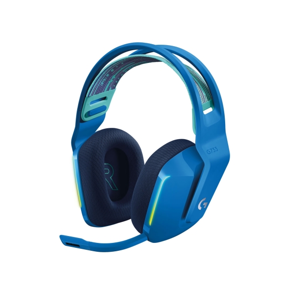 Headset Logicool G733 LIGHTSPEED Wireless RGB Gaming Headset G733-BL blue