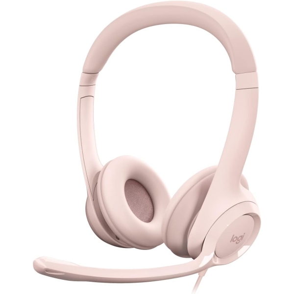 Logicool H390rRO Rose Headset