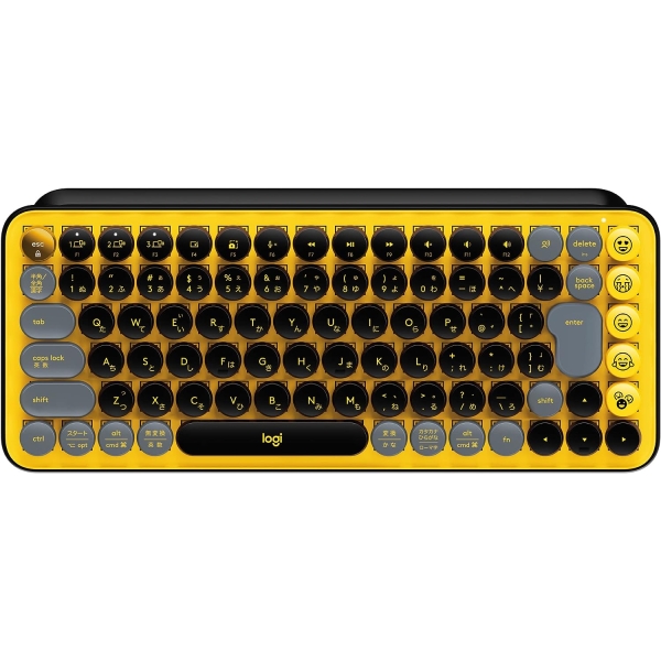 Logicool POP KEYS Mechanical Wireless Keyboard K730YL tea axis yellow Keyboard