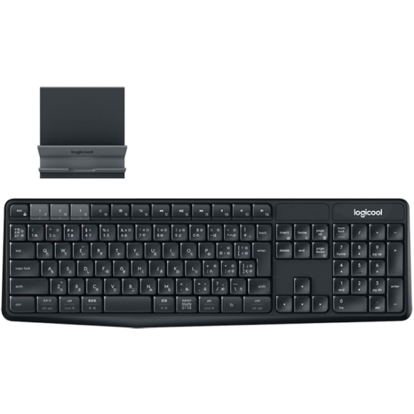 Keyboard Logitech K375s Multi-Device Bluetooth Keyboard + Stand combo Black/Gray