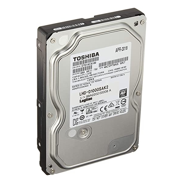 Internal Hard Drive 3.5 inch Logitech LHD-D1000SAK2 1TB SATA600 7200