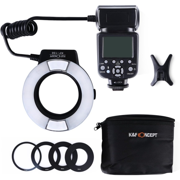 Camera Flash Macroring flash KF-150N for K&F Concept Nikon Flashe