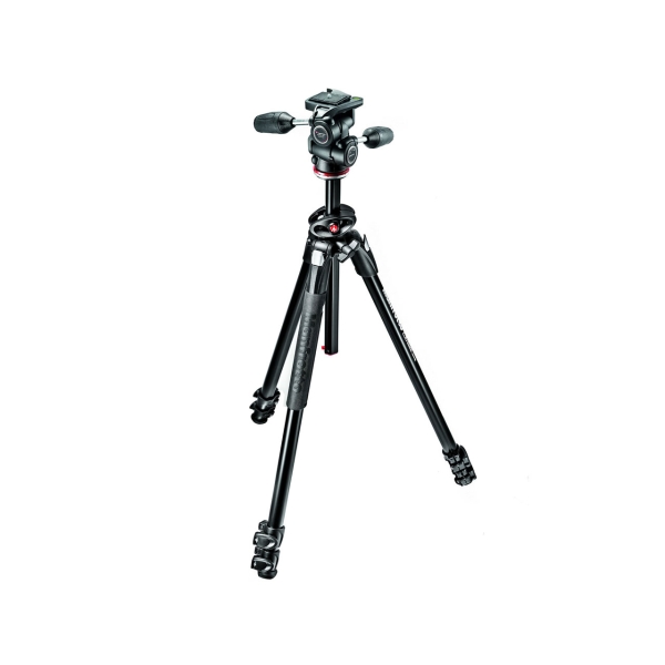 Camera Tripod & Monopod Manfrotto 290DUAL Aluminum 3-Stage Tripod + 3-Way Pan Head Kit MK290DUA3-3W Tripods & Monopod